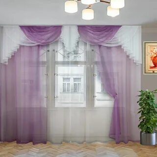 Тюль с ламбрекеном