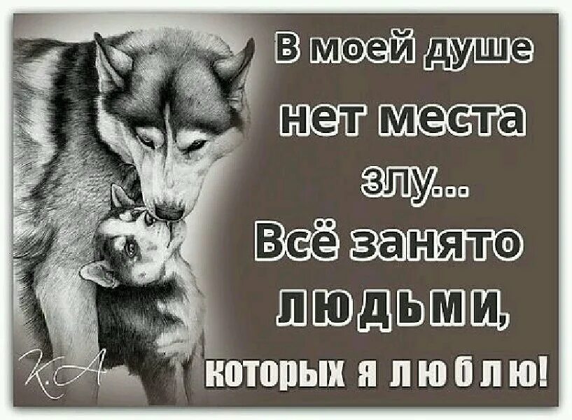 Был далеко не злым человеком. В моей душе нет места злу все занято. Я не держу зла. Я не держу ни на кого зла.