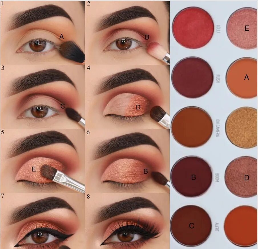 Лайфхаки с косметикой. Макияж глаз тенями пошаговое. Макияж глаз тенями для начинающих. Правильный макияж тенями. Тени alorcolor для век.