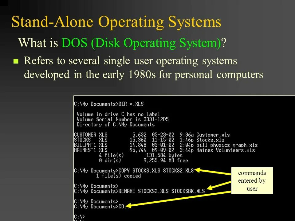 Операционная система друг. Dos (Disk operating System):. MS dos презентация. Док Операционная система. Файловая система MS-dos презентация.