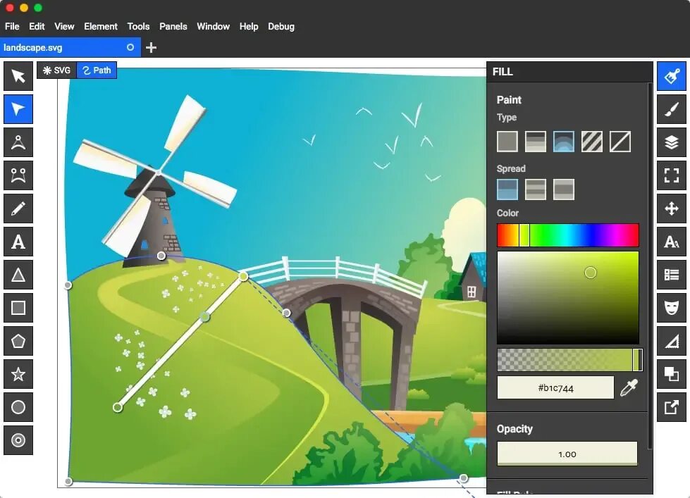 Vector editor