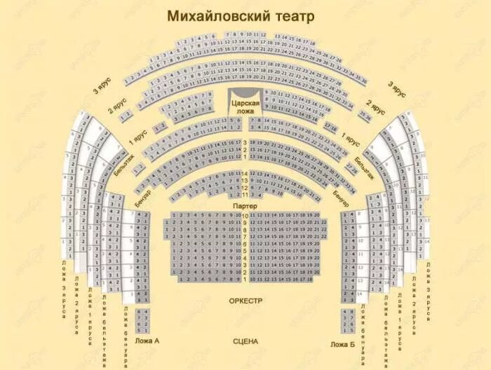 Схема расположения мест в мариинке 2 Сольный концерт Николая Луганского в Концертном зале Мариинского театра Альбом м