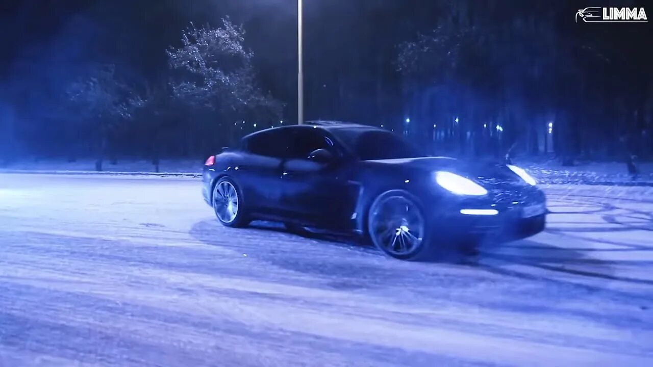 Панамера ночью. Porsche Panamera ночью зимой. Porsche Panamera ночь дрифт. Черная Панамера в ночи 2017.