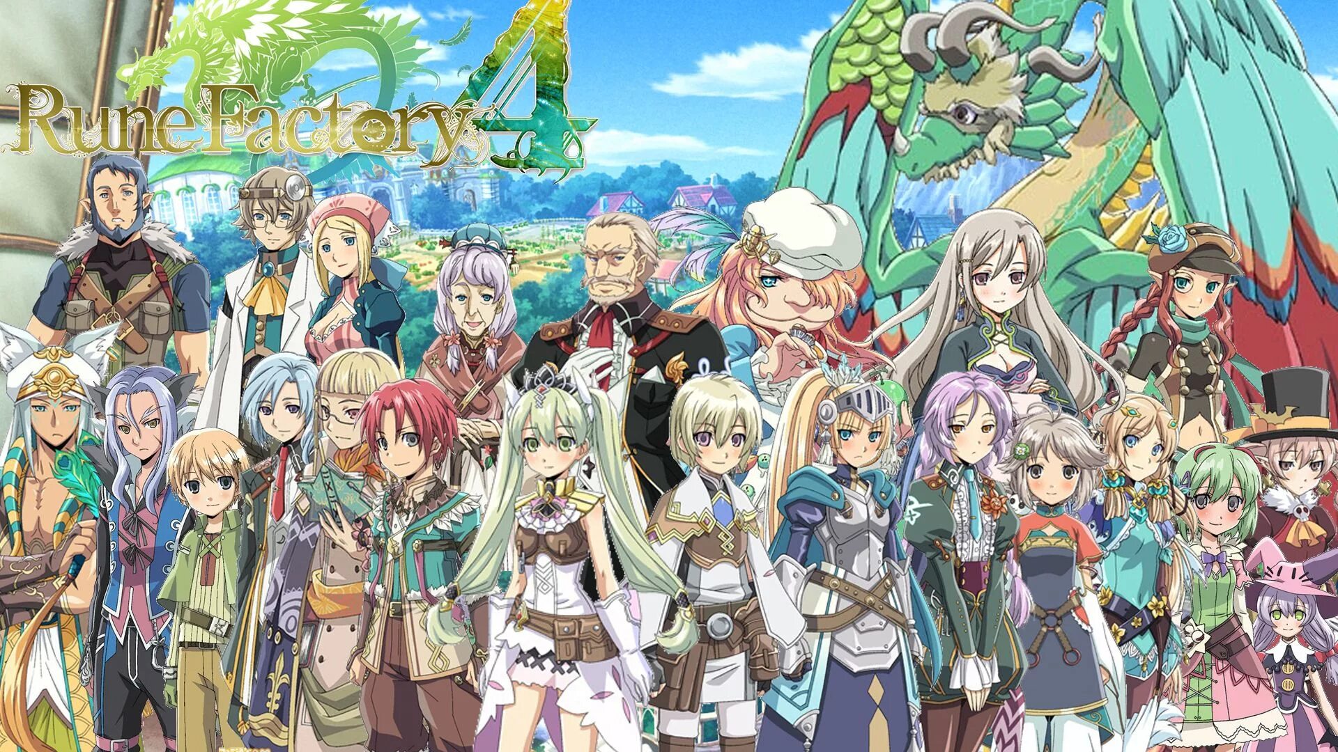 Rune 4. Rune Factory 4. Rune Factory 4 3ds. Rune Factory 5. Rune Factory 5 персонажи.