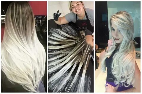 листе окрашивание волос