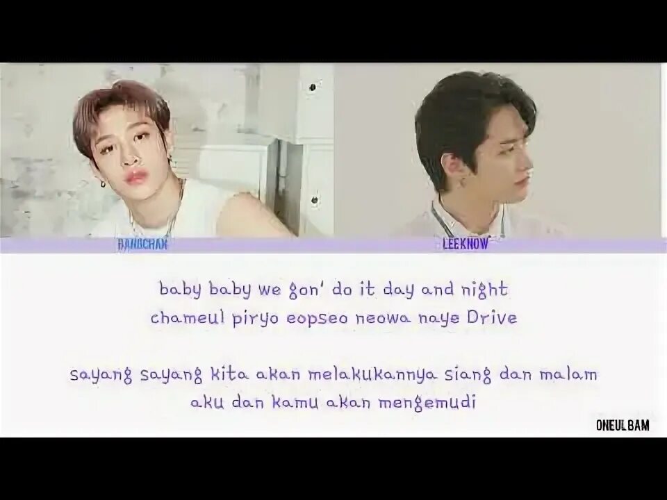 Drive lee know bang chan