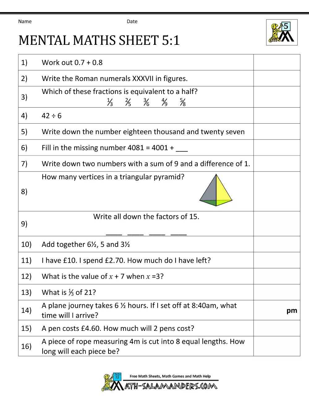 Work quiz. Mental math. mental math worksheets. mental maths worksheets. mental math for kids.