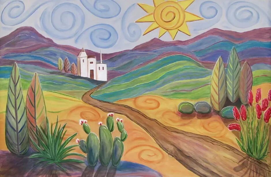 Образ древнего среднеазиатского города. Города пустыни изо 4 класс. Восточные пейзажи живопись. Города в пустыне изо 4 класс. Город в пустыне рисовать.