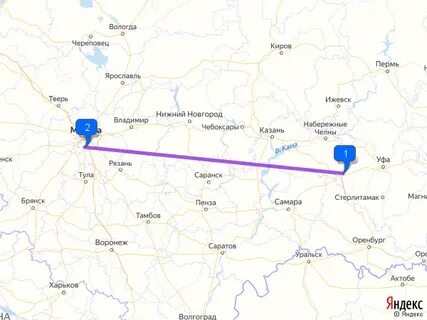 Альметьевск октябрьский расстояние