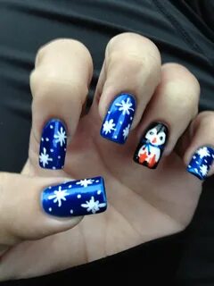 Новогодний маникюр 23