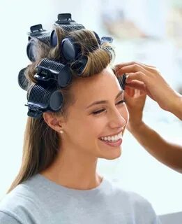 Крупные бигуди на короткие волосы