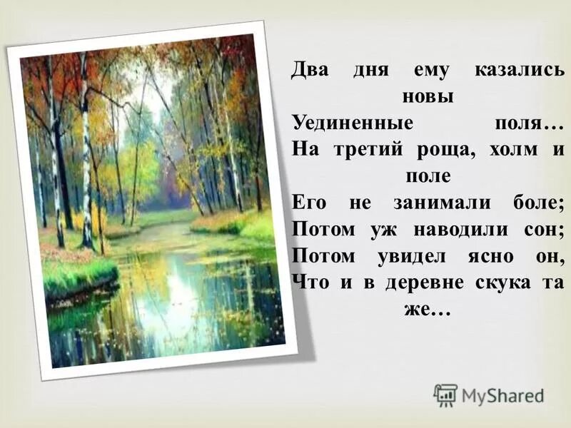 Два дня ему казались новы уединенные. Два дня ему казались новы уединенные