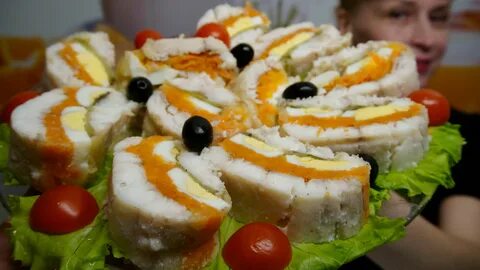Закуски из рыбы и овощей