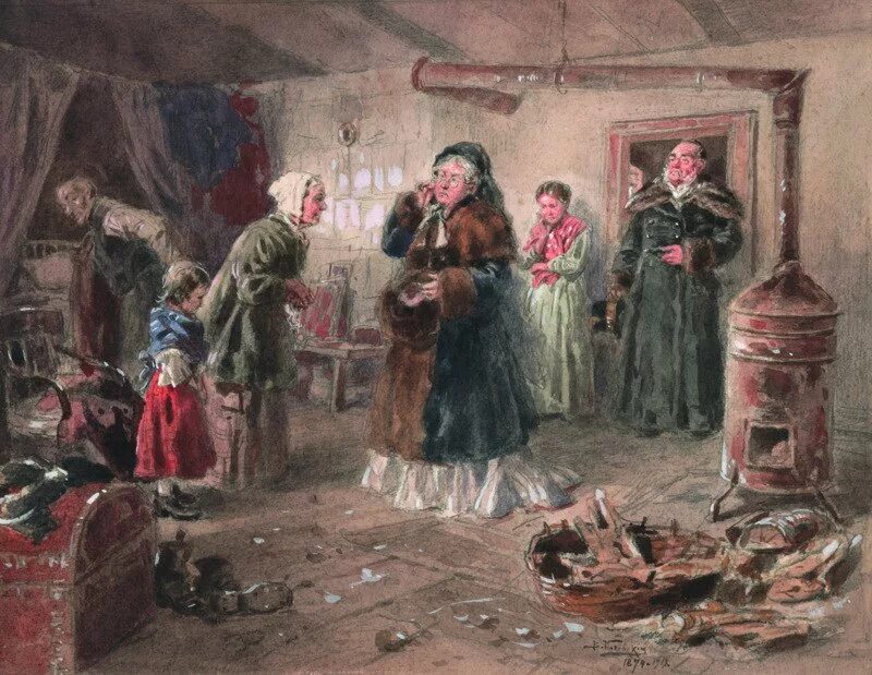 Посещение бедных. Картина константина маковского «посещение бедных» (1874). владимир егорович маковский посещение бедных. картина владимира маковского посещение бедных. владимир маковский посещение бедных 1874 год.
