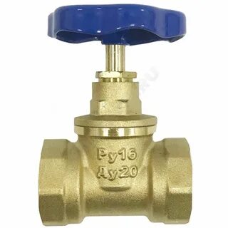 Клапан запорный латунь 15б3р Ду 25 Ру16 ВР прямой SantechSystems 