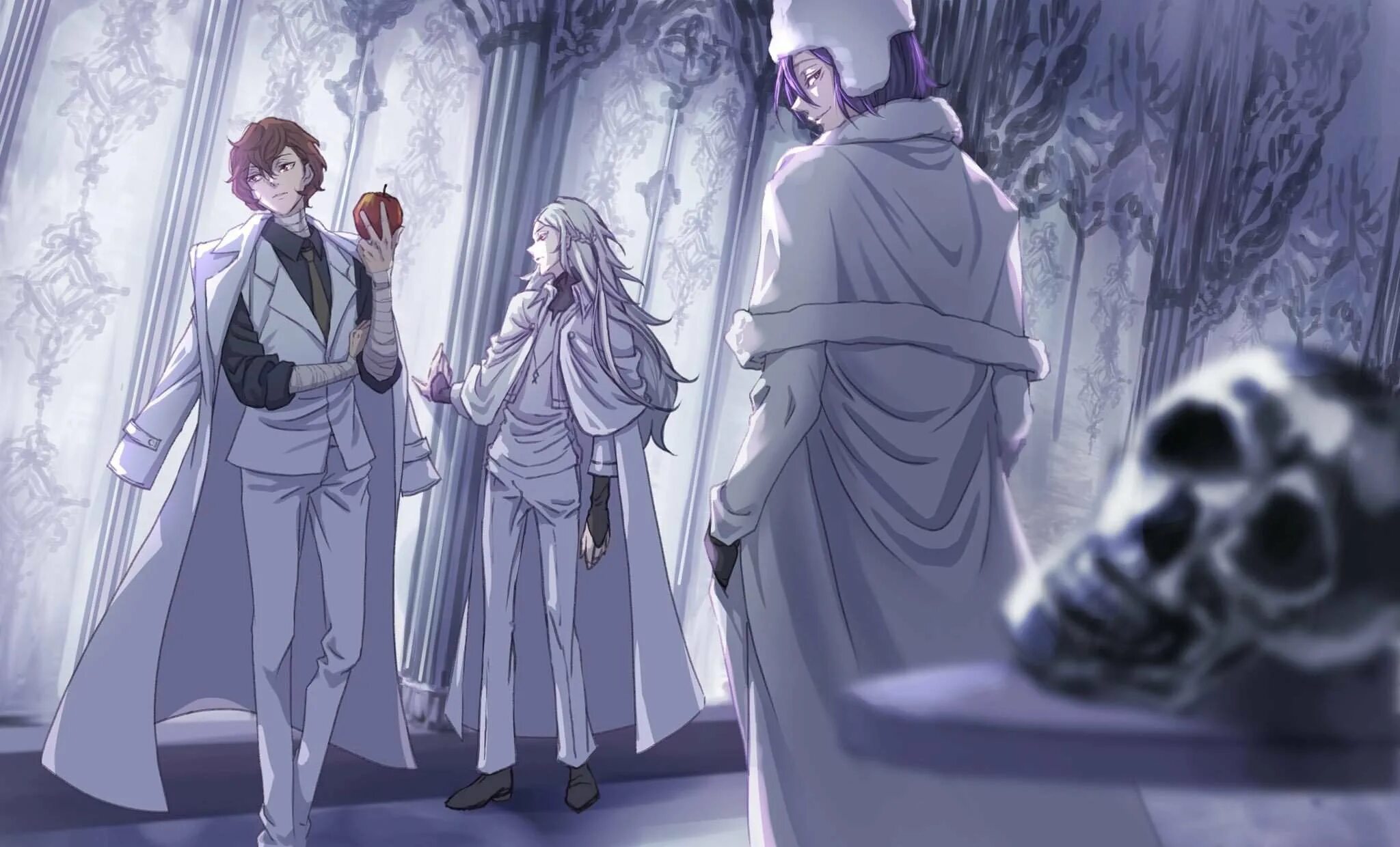 Великий из бродячих псов шибусава и федор. Сигма из бродячих псов. Шибусава бродячие псы. Дазай шибусава и достоевский. Сигма гоголь и достоевский бсд.