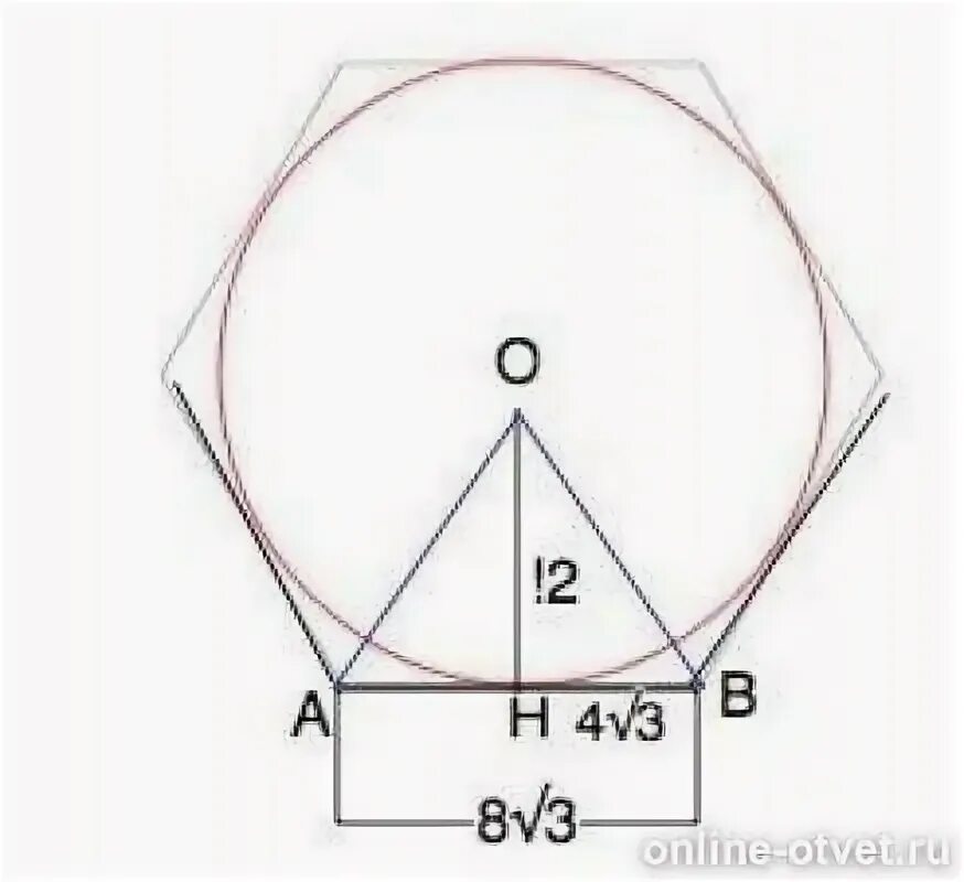Окружность вписанная в правильный многоугольник. Радиус окружности вписанной в правильный многоугольник равен 12. 3 Окружности вписанные в окружность. Круг радиусом 12 см.