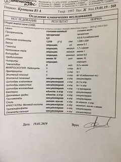 Расшифровка анализов врачом