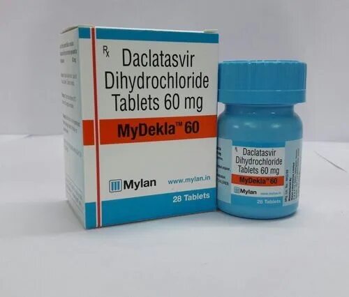 Даклатасвир. Индийские дженерики от гепатита. МАЙДЕКЛА 60 таб. Daclatasvir Tablets Dacikast-60.