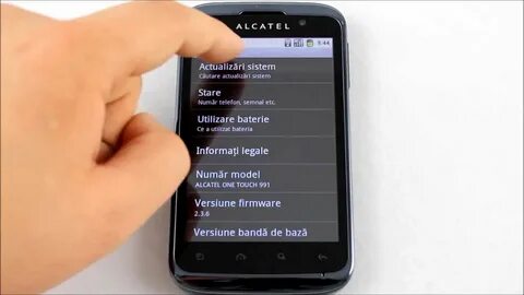 Как настроить телефон алкатель