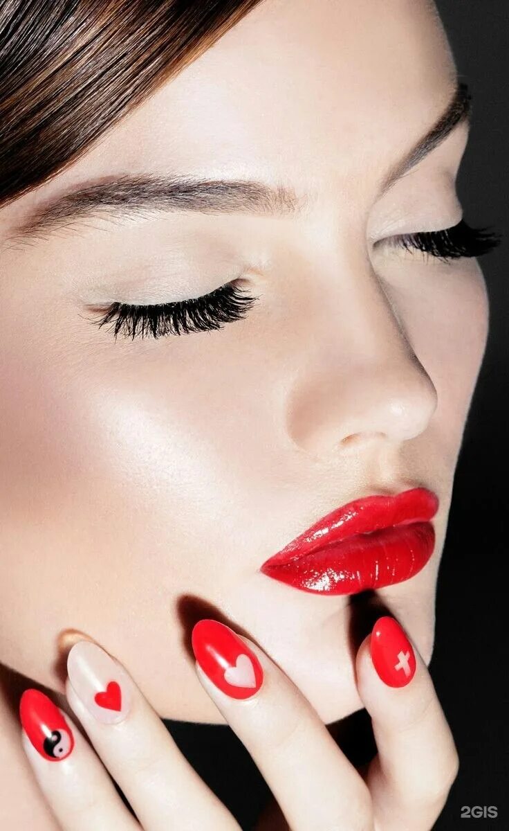 Pretty face stock image. Image of female, beautiful, fashion - 7677785 Red nails