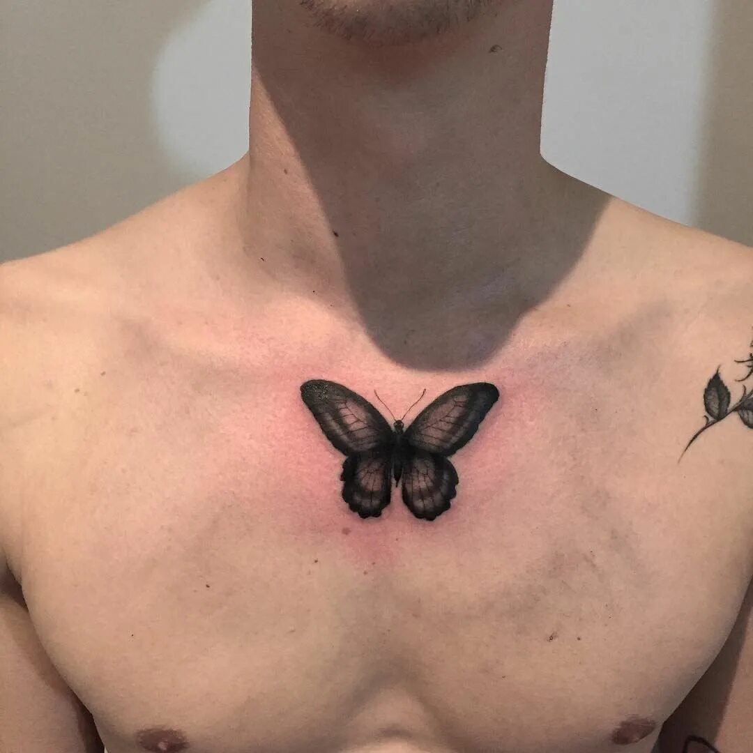 Тату бабочки мужчина. Тату мотылек. Тату бабочка на груди. Тату бабочка мужская. Тату бабочка на шее.