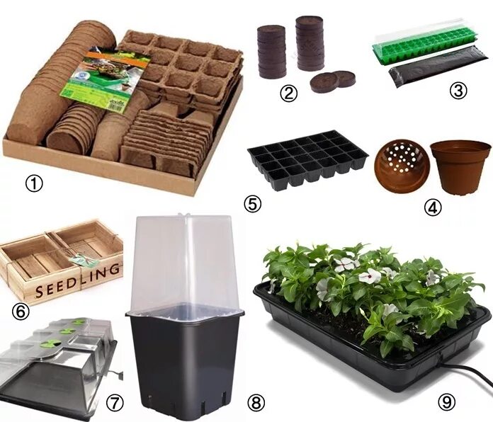 стаканчики для рассады. все для рассады. рассада в пластиковых стаканчиках. кассета рассадная 6 ячеек большая (размер ячейки 70*70*65, 200мл) 183906. мини горшочки для рассады.