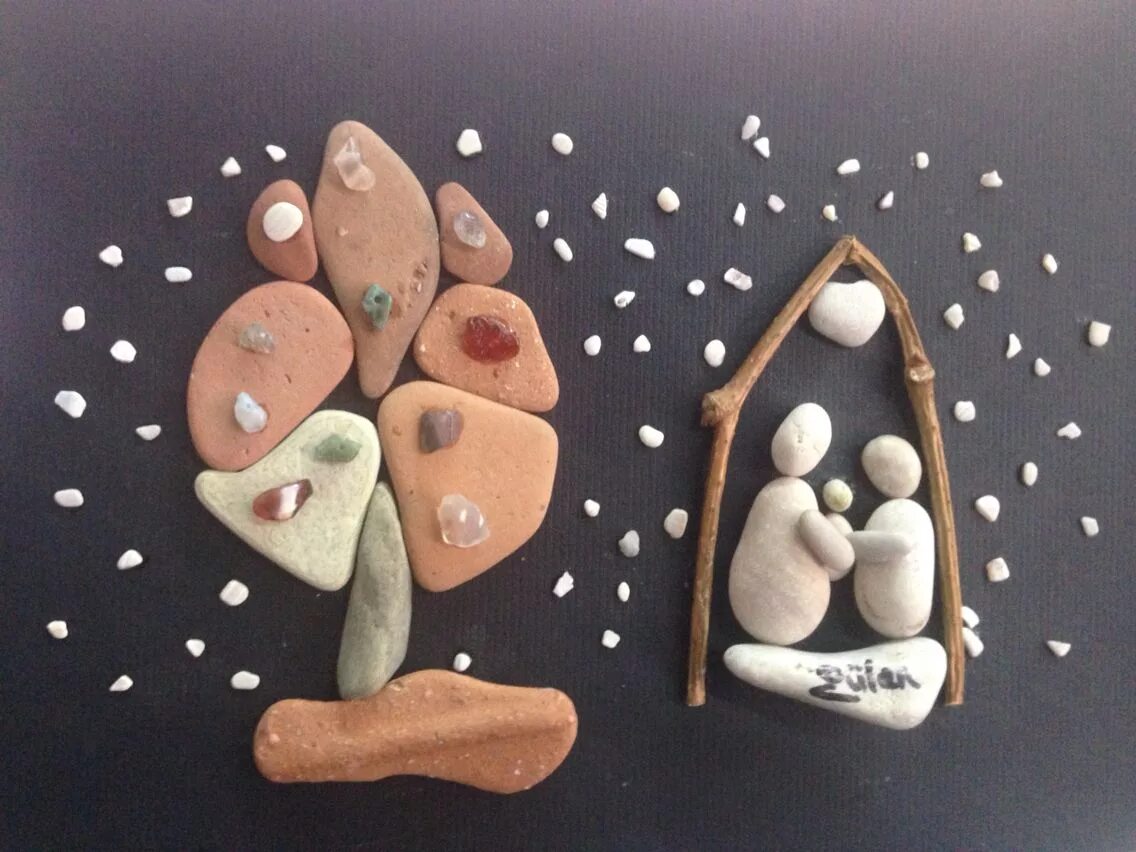 Картины из камушков. Фигурки из камушков. Панно из камней. Панно из камешков. Картины из камушков.