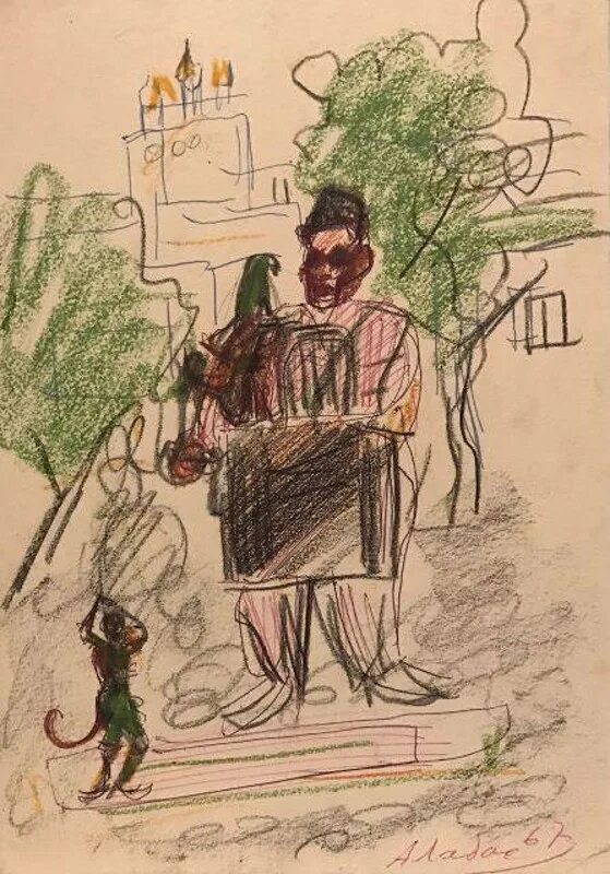 людвиг кнаус художник. шарманщик грузия. (шарманщик, 1935, бекман. баллада шарманщика.