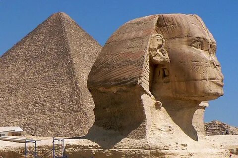 The egyptians built the pyramids