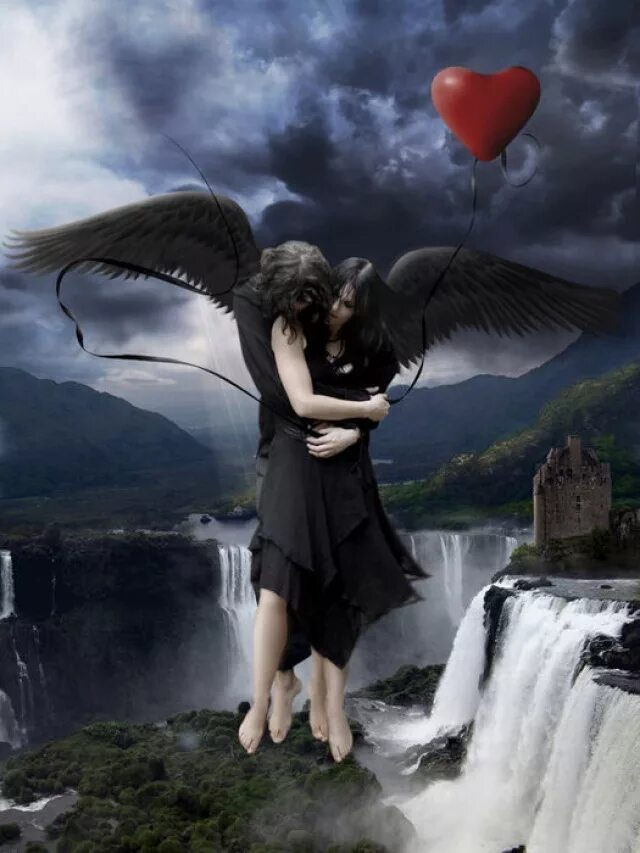 Любовь ангела. Влюбленный ангел. Влюбленные с крыльями. Ангел любви.