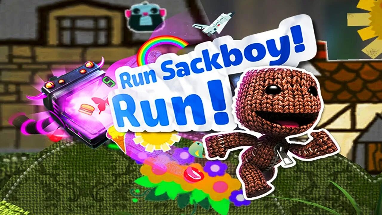 Run sackboy run. Sackboy игра. ран сэкбой ран. run sackboy run ps vita.