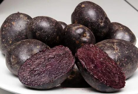 Черный картофель