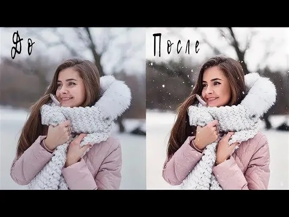 How to Make a Snow Overlay, Easy Tutorial - YouTube