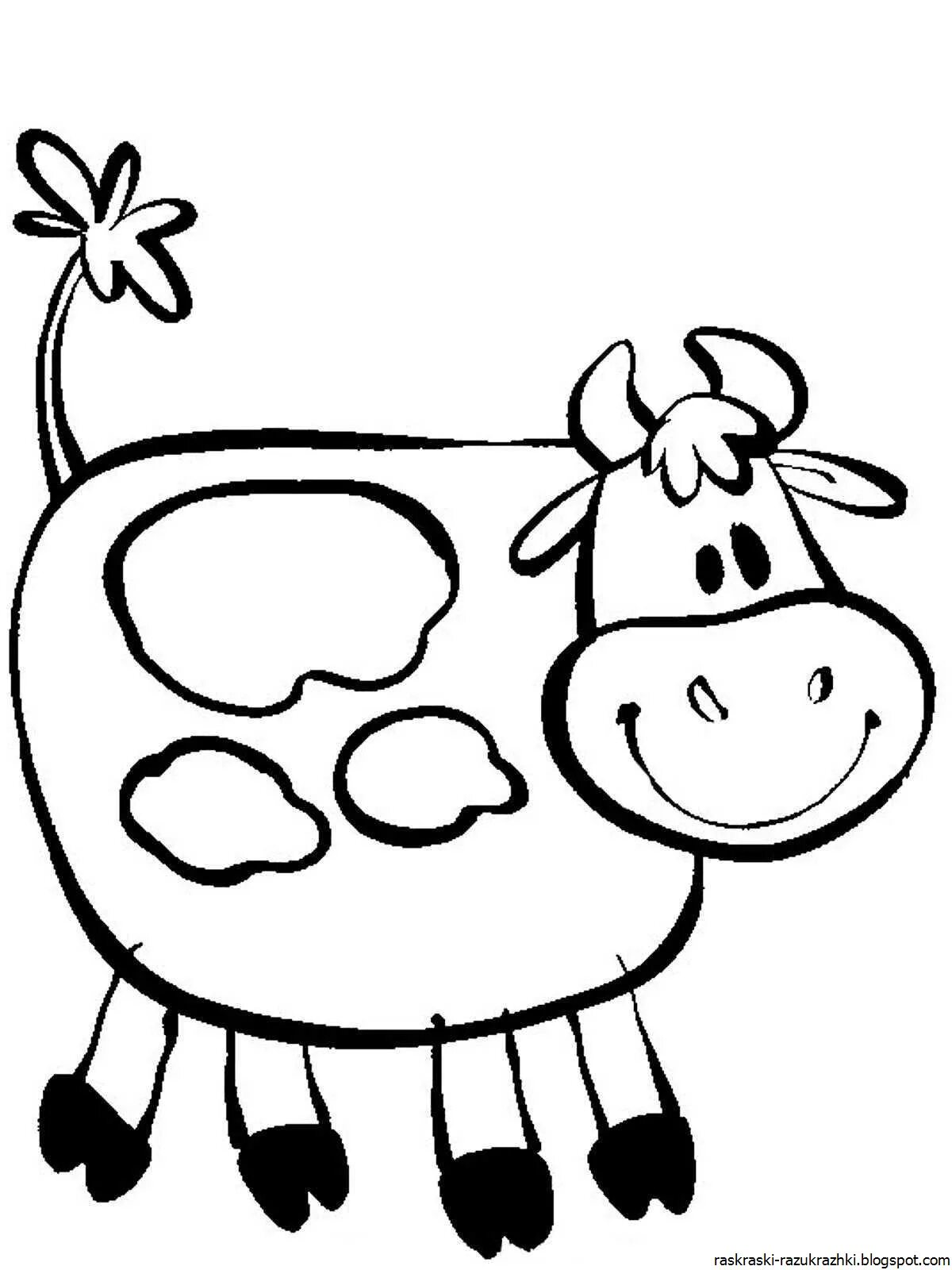 Раскраска корова. Корова раскраска для детей. Корова раскраска для малышей. Коровка раскраска для детей.
