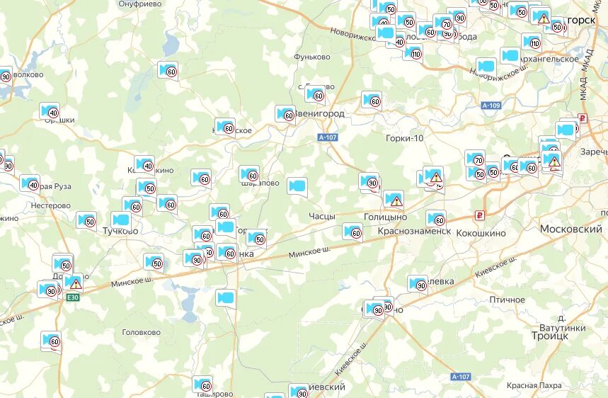 Камеры на карте. Камеры на дорогах Подмосковья. Камеры на карте Московской области. Карта с камерами на дорогах. Карта камер на телефон
