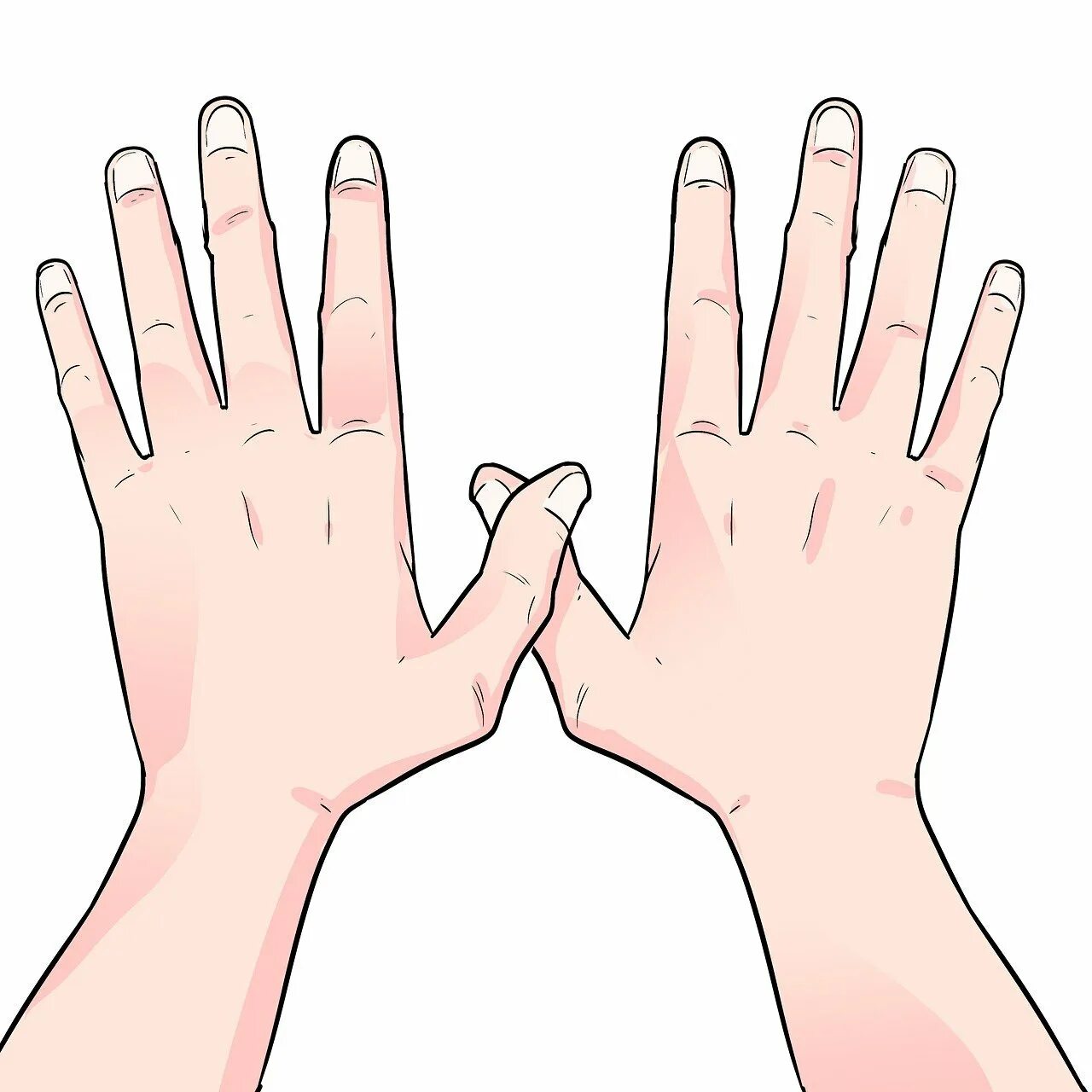 Семь пальцев. Правая и левая рука рисунок. Ладонь с семью пальцами. Одноименный палец.