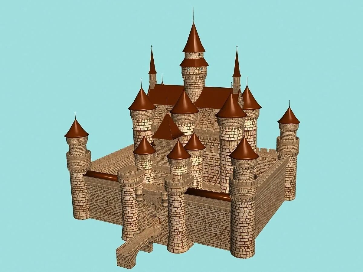 Замок 3 д. Мини замок 3ds Max. Замок в 3d Max. 3д замок Руденко. Модель замка 3ds Max.