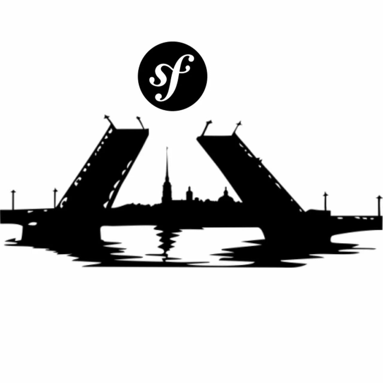 Разводные мосты в Санкт-Петербурге вектор. Разводные мосты Питер лого. Силуэт разводных мостов СПБ. Разводные мосты СПБ вектор.