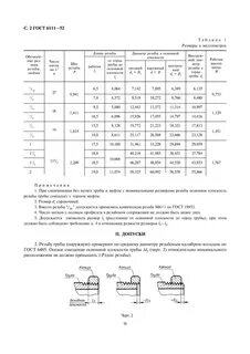 Коническая резьба 1 4 размеры