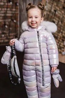Комбинезон зимний для девочки 86 92