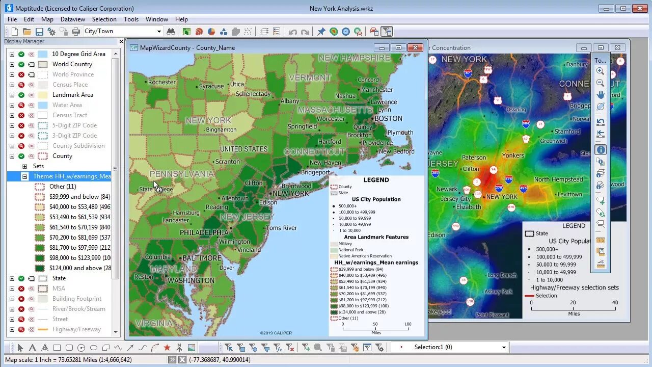 Map software. Software Map.