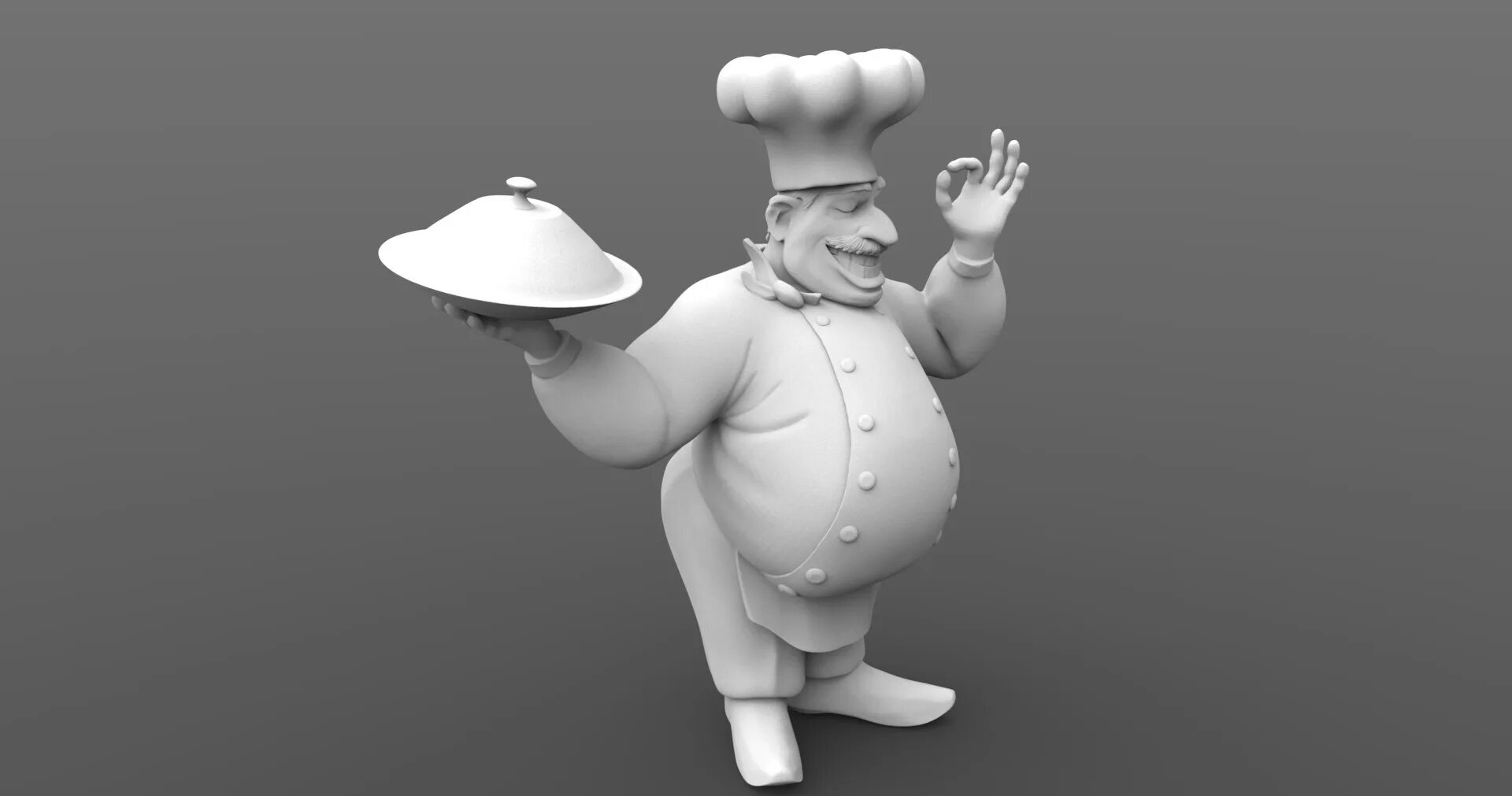 Повариха 3. Повар 3д модель. повар 3d model. повариха 3д модель. смешные 3d модели.