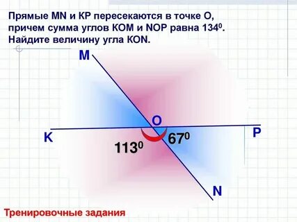 Прямая ав разбивает