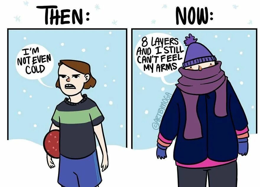 Me is cold