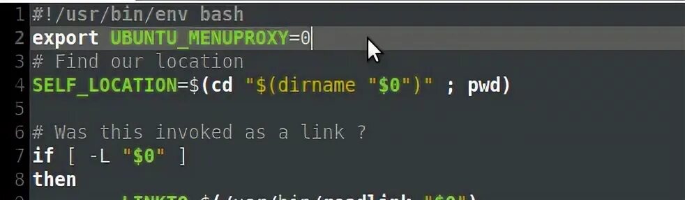Bash env