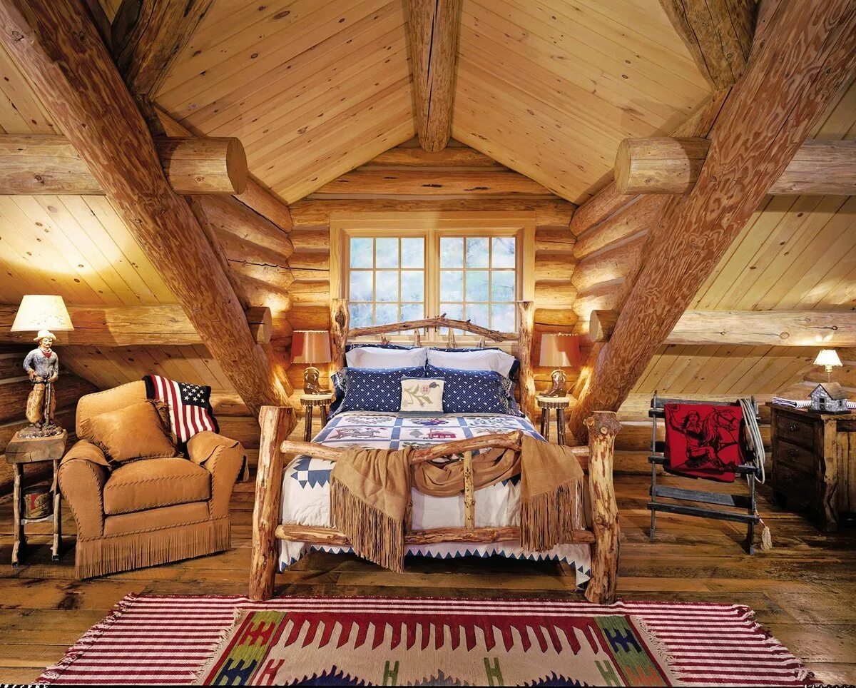Деревянный интерьер. Комната в деревенском стиле. Деревенский стиль в интерьере. Спальня в деревенском стиле.