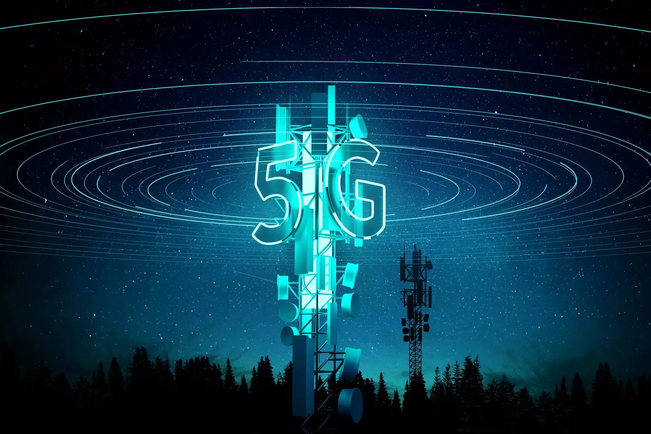 Связь нового поколения. Станция 5g. 5g. Telecom. Ядро 5g.