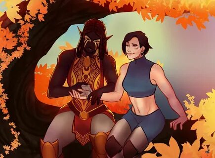 "Just watched Dragon Prince and Janai finally got around to bandage Am...