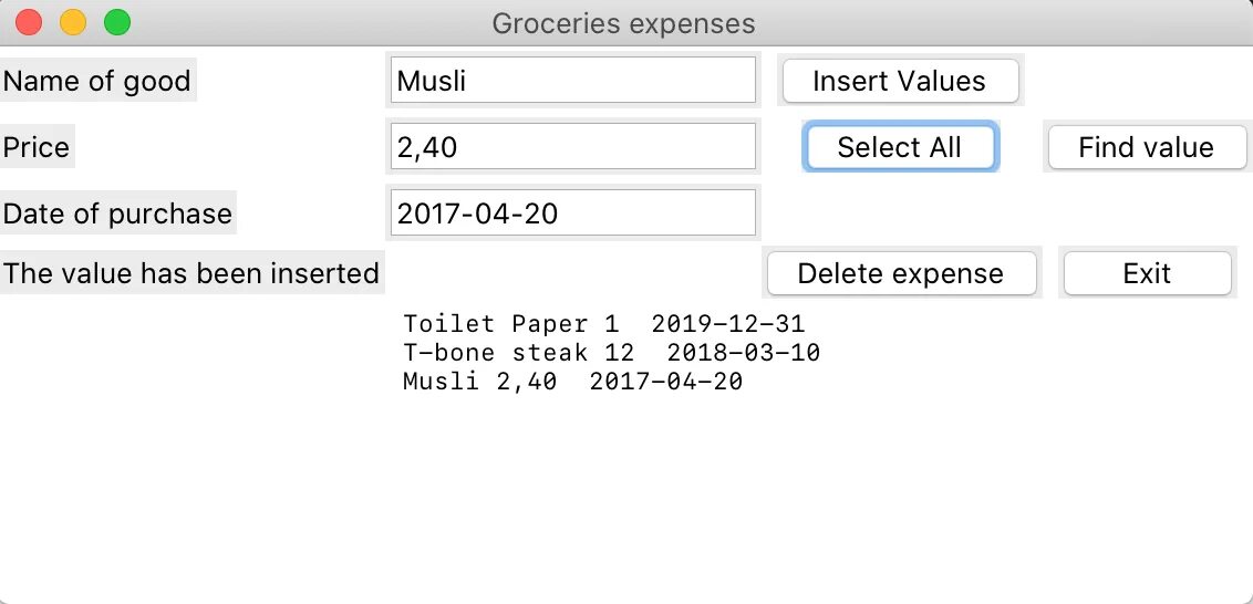 Expense Tracker. Order tracking Python. Product tracking Python.